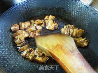 五花肉四季豆炖豆腐步骤4