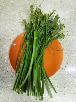 瓜苗炒豆腐 步骤1