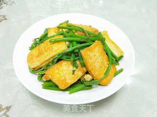 瓜苗炒豆腐 步骤11