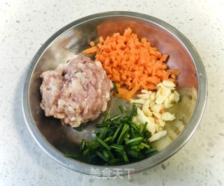 ￼￼蒸茄花肉末步骤4