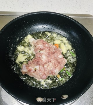 ￼￼蒸茄花肉末步骤5