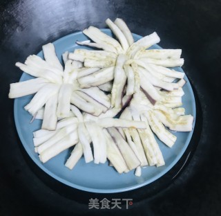 ￼￼蒸茄花肉末步骤8