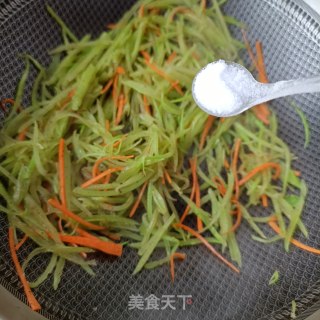椒香莴苣丝步骤7