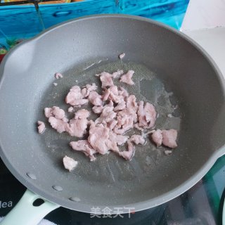 菜花炒肉步骤6