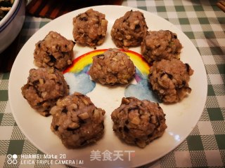 冬菇肉丸步骤6