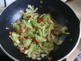 炝炒包心菜步骤7