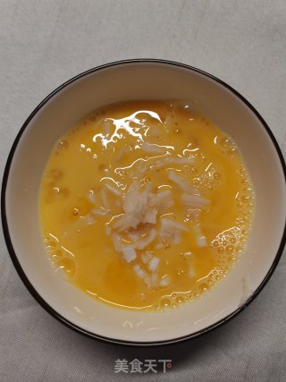 干贝炒鸡蛋步骤2