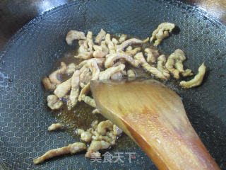 肉丝莴笋炒铁棍山药粉条步骤6