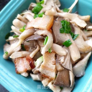 腊肉炒平菇步骤15