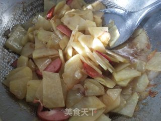 蚝油土豆片步骤5