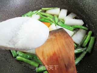 四季豆炒冬瓜步骤7