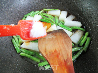 四季豆炒冬瓜步骤6