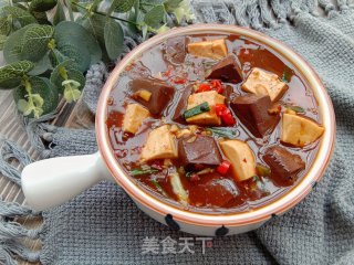 麻辣猪血豆腐步骤17