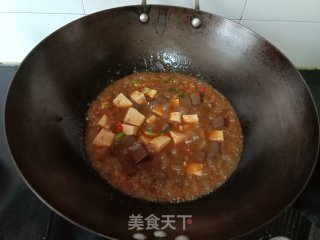 麻辣猪血豆腐步骤16