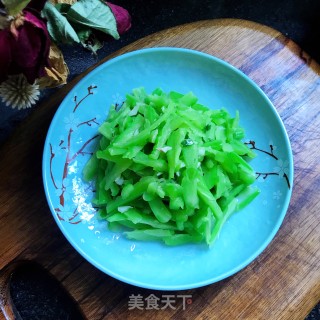 山茶油炒苦瓜步骤11