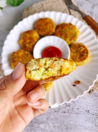 蔬菜真鳕鱼饼步骤9