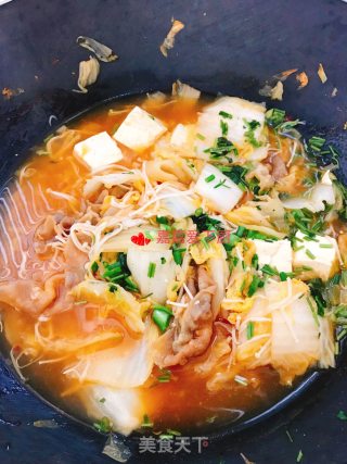 泡菜肥牛步骤8