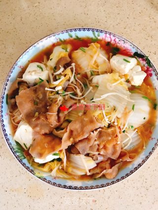 泡菜肥牛步骤9
