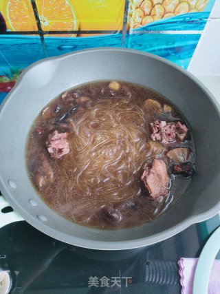 鸡汤红薯粉条步骤5