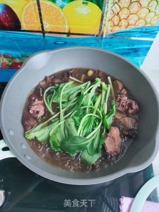 鸡汤红薯粉条步骤7