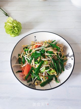 西红柿炒豆芽步骤5