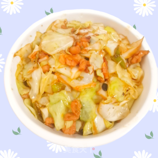 青椒炒圆白菜步骤13