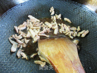 肉丝青椒炒茭白步骤6