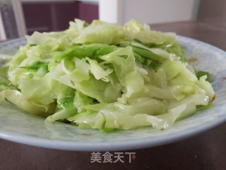 清炒包菜步骤5