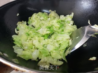 清炒包菜步骤3