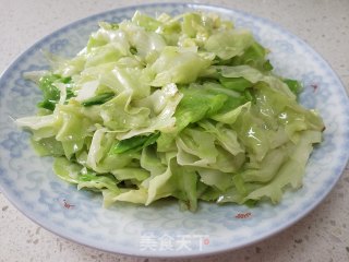 清炒包菜步骤4