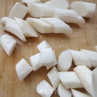 “清淡美食”梅花肉炖山药步骤2