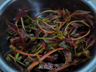 香椿煎蛋步骤1