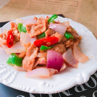 洋葱炒瘦肉片步骤9