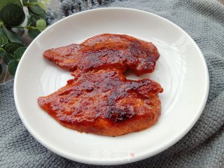 煎奥尔良鸡胸肉步骤12
