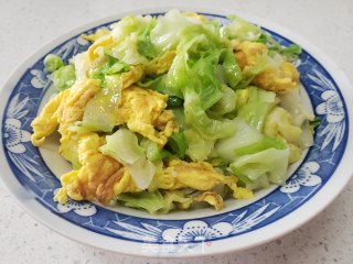 包菜炒鸭蛋步骤6