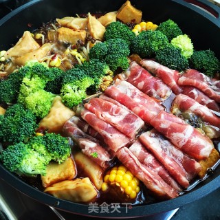 香辣牛肉时蔬炖锅步骤11