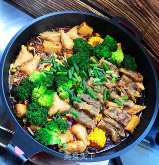 香辣牛肉时蔬炖锅步骤13