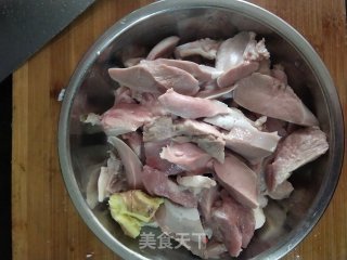 猪舌炒丝瓜步骤3