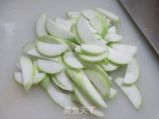 火腿片夜开花煮铁棍山药粉条步骤5