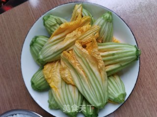 南瓜花酿步骤10