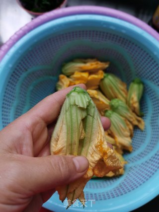 南瓜花酿步骤9