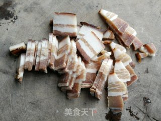 熏肉烧蒲瓜步骤1