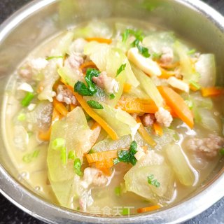 “清淡美食”鲍鱼肉糜炖冬瓜步骤12