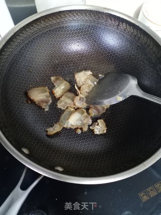 河南豆炒腊肉步骤4