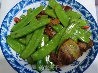 河南豆炒腊肉步骤8