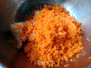 胡萝卜鸡肉饼步骤6