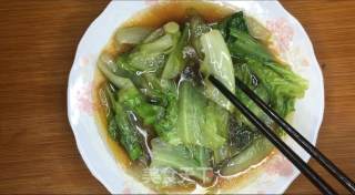 超简单蚝油生菜，健康清甜，刮油又减肥，非常快手！步骤9