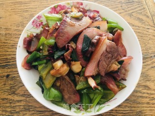 青椒炒头肉步骤9