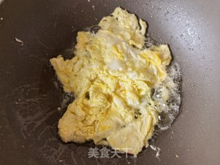 小白菜炒鹅蛋步骤6
