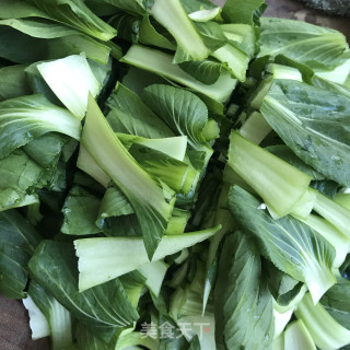茶油炒青菜步骤3